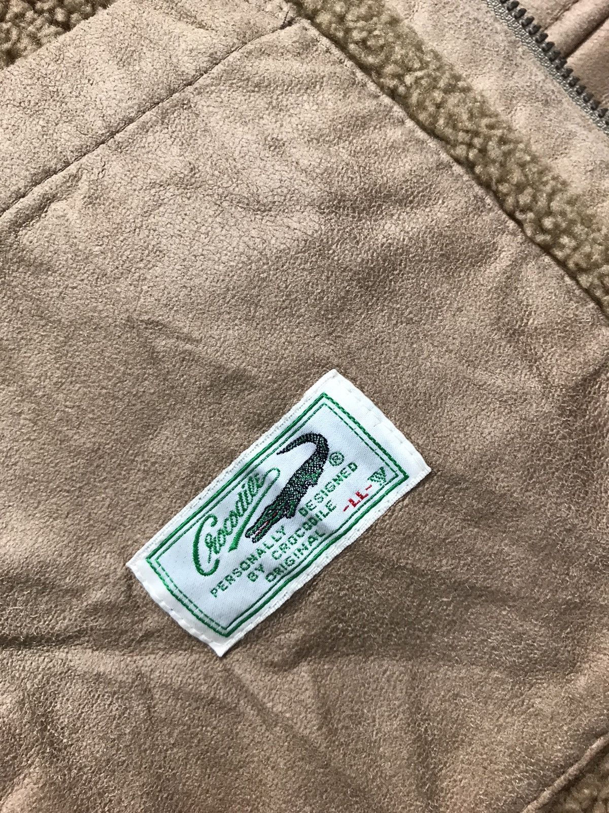 Japanese Brand × Vintage Crocodile Shearling Sherpa Jacket Double Pocket K2244j Size US XL / EU 56 / 4 - 7 Thumbnail