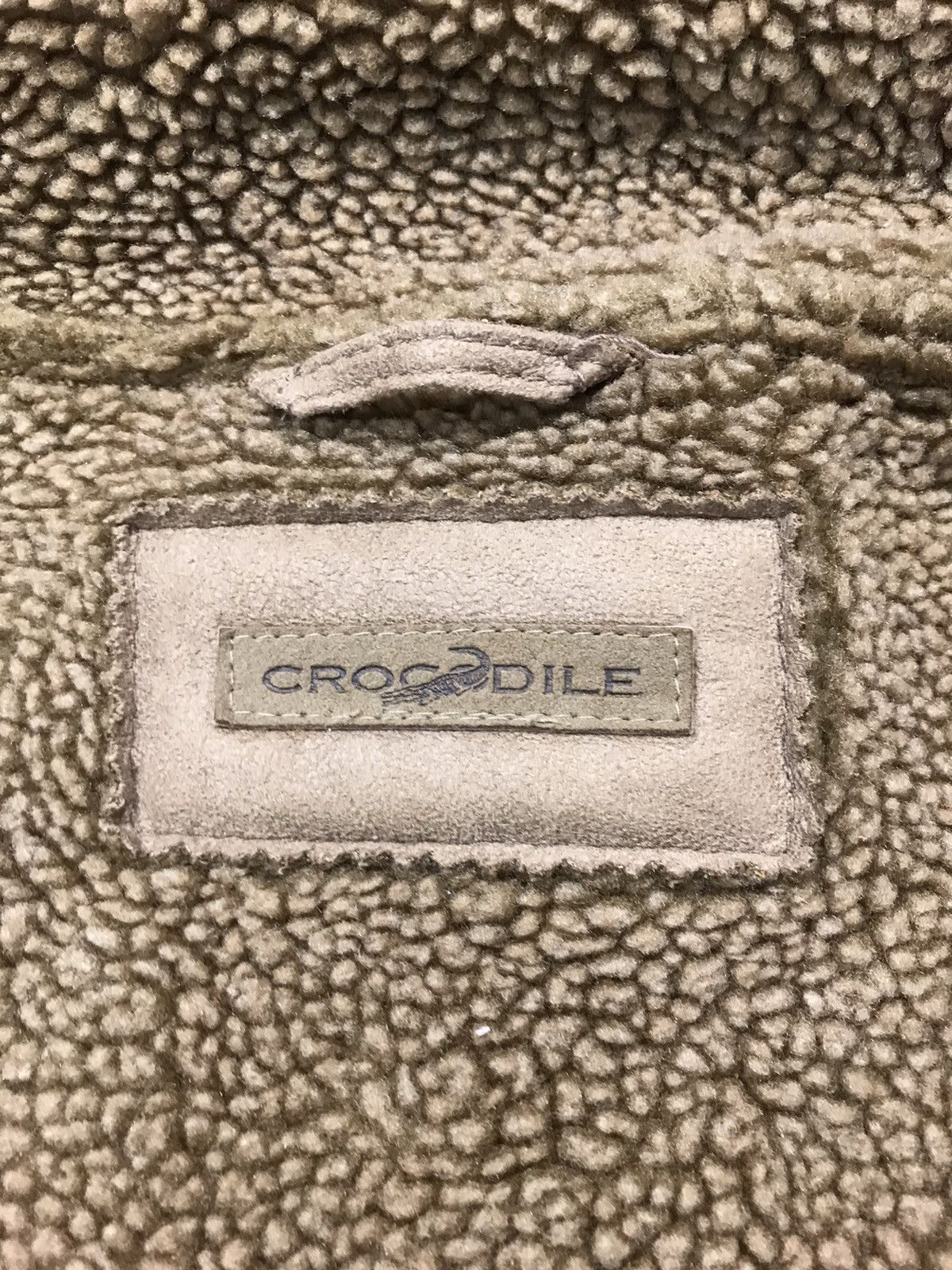 Japanese Brand × Vintage Crocodile Shearling Sherpa Jacket Double Pocket K2244j Size US XL / EU 56 / 4 - 6 Thumbnail
