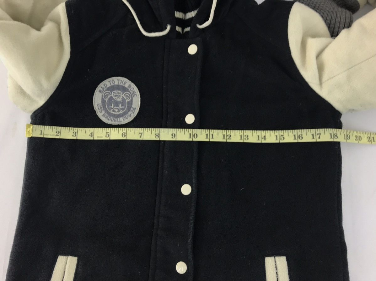 Japanese Brand HBG Varsity Hoodies Jacket Wool Snap Button Classic Modern Size US S / EU 44-46 / 1 - 11 Thumbnail