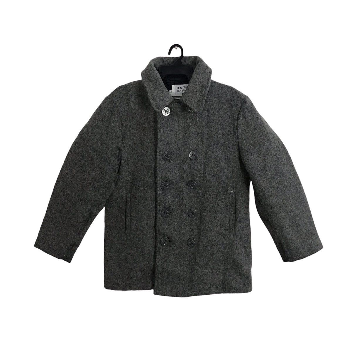 Schott U.S. 740N Schott Peajacket Double Breasted Jacket Size US L / EU 52-54 / 3 - 1 Thumbnail