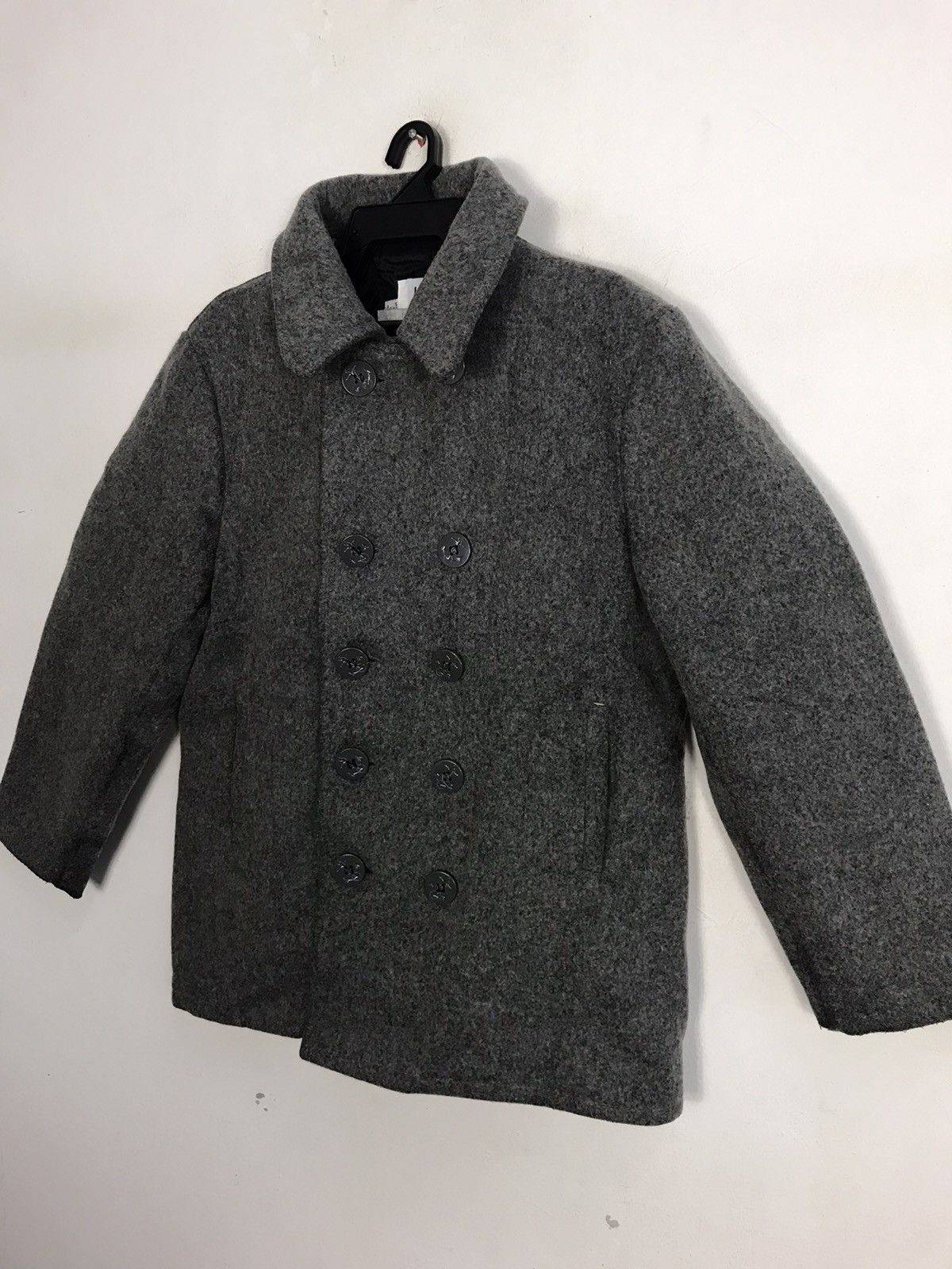 Schott U.S. 740N Schott Peajacket Double Breasted Jacket Size US L / EU 52-54 / 3 - 3 Thumbnail