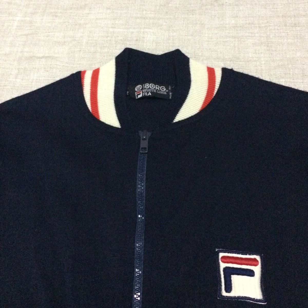 Bjorn Borg × Fila × Vintage Vintage 80s Fila Bjorn Borg MK1 White Line Size US S / EU 44-46 / 1 - 3 Thumbnail