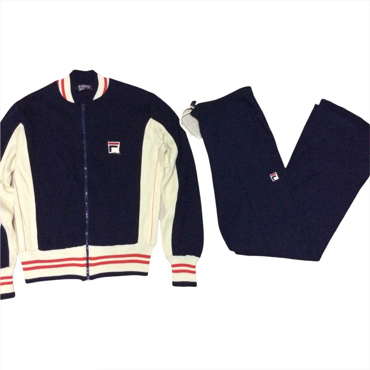 Bjorn Borg × Fila × Vintage Vintage 80s Fila Bjorn Borg MK1 White Line Size US S / EU 44-46 / 1 - 2 Thumbnail