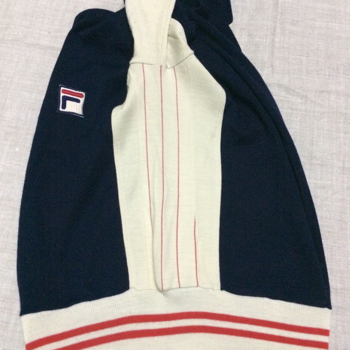 Bjorn Borg × Fila × Vintage Vintage 80s Fila Bjorn Borg MK1 White Line Size US S / EU 44-46 / 1 - 10 Thumbnail