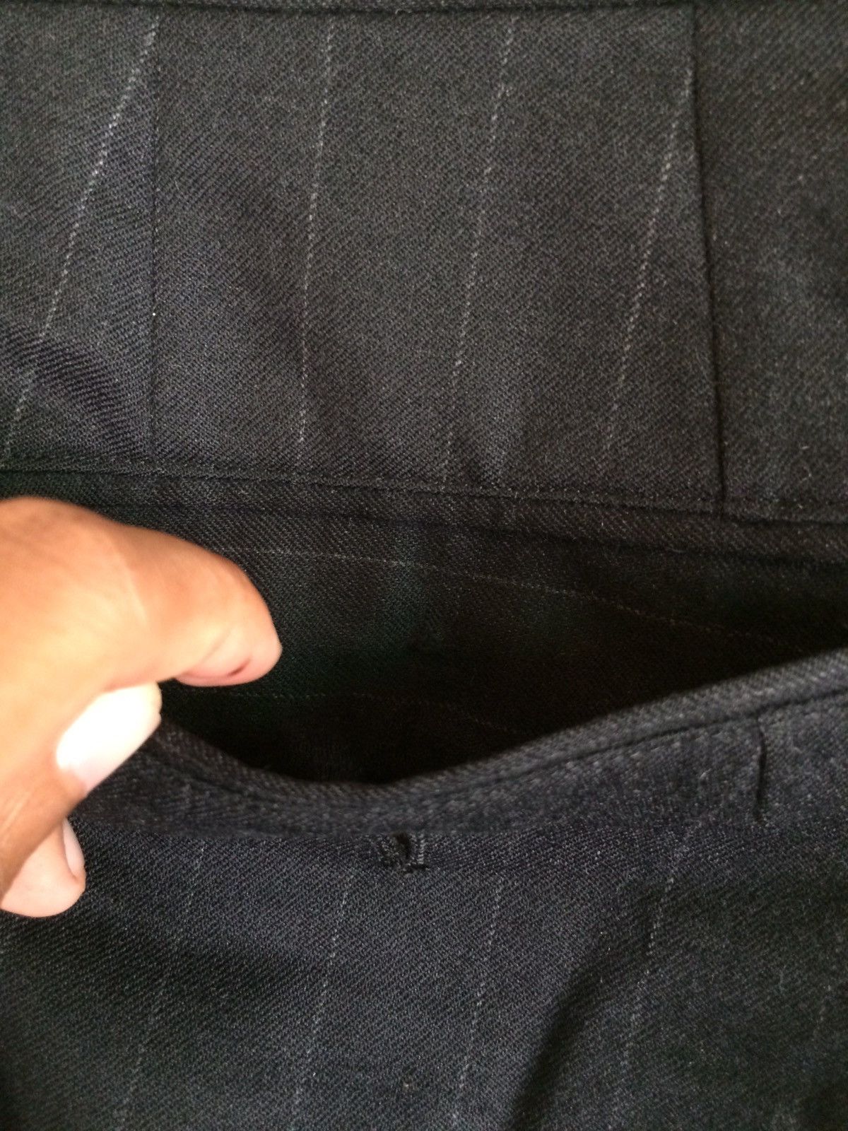 Issey Miyake × Japanese Brand Vintage issey miyake wool pants Size US 28 / EU 44 - 10 Thumbnail