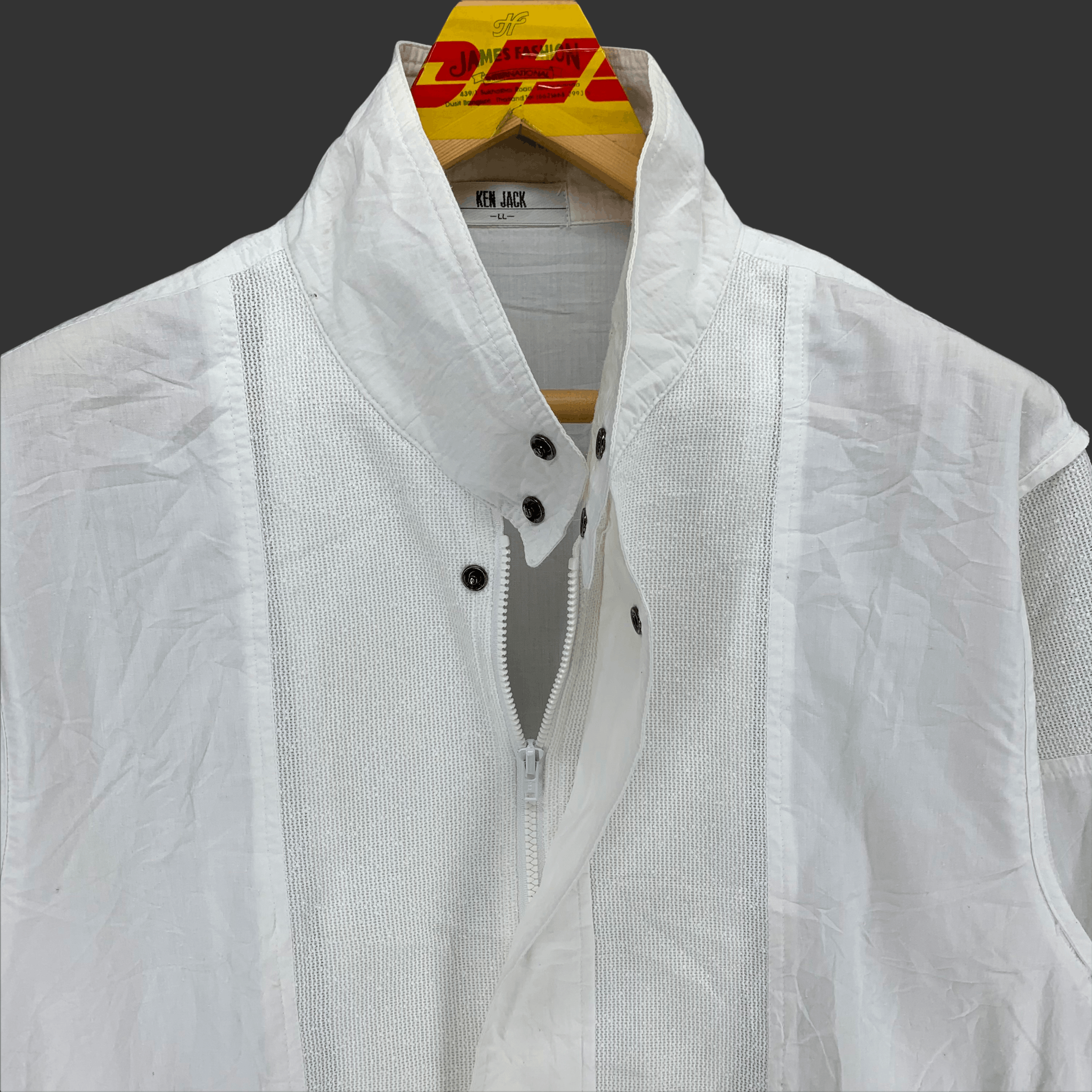 Japanese Brand Ken Jack White Lite Jacket #3214-56 Size US L / EU 52-54 / 3 - 2 Thumbnail