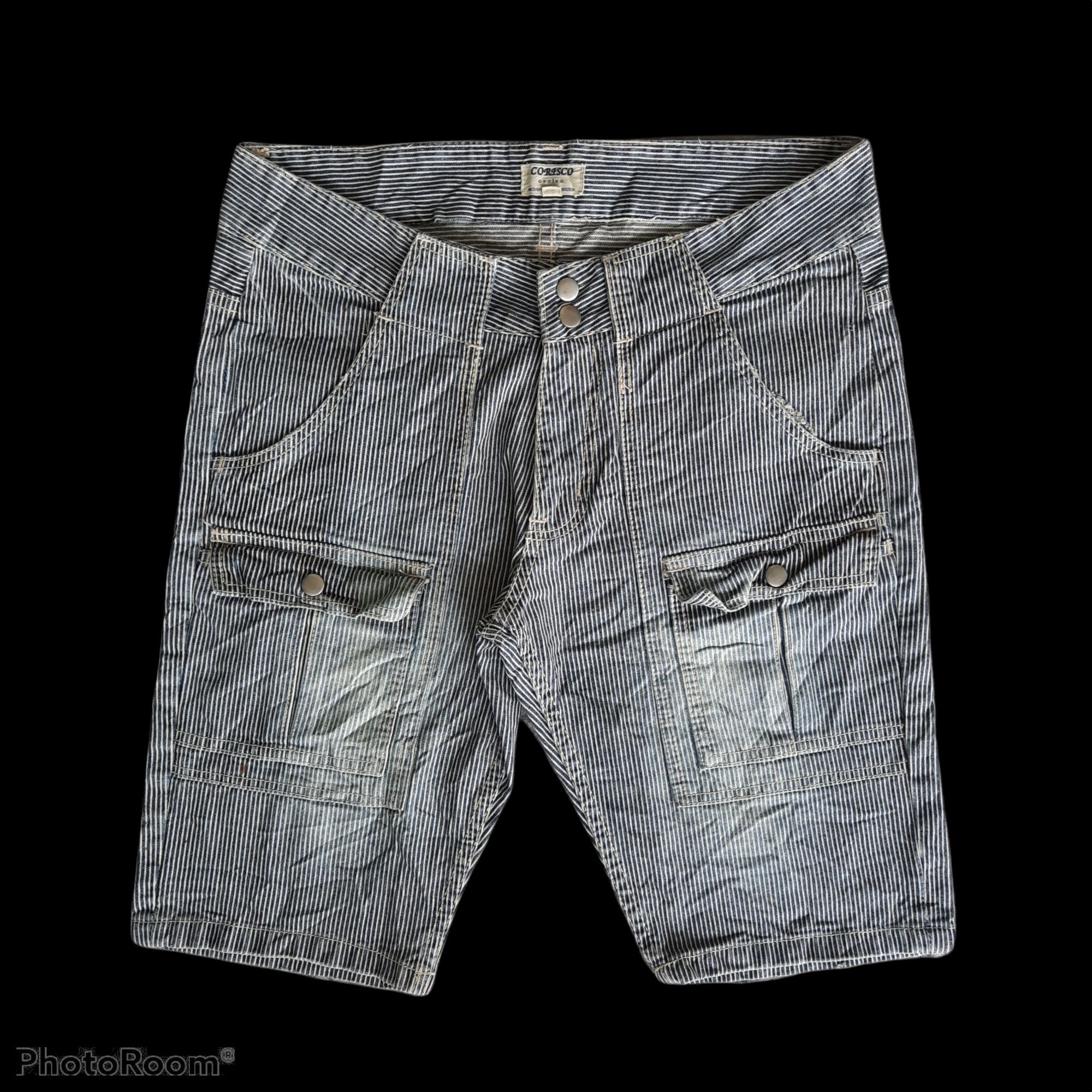 🔥corisco hickory stonewash bush short pants