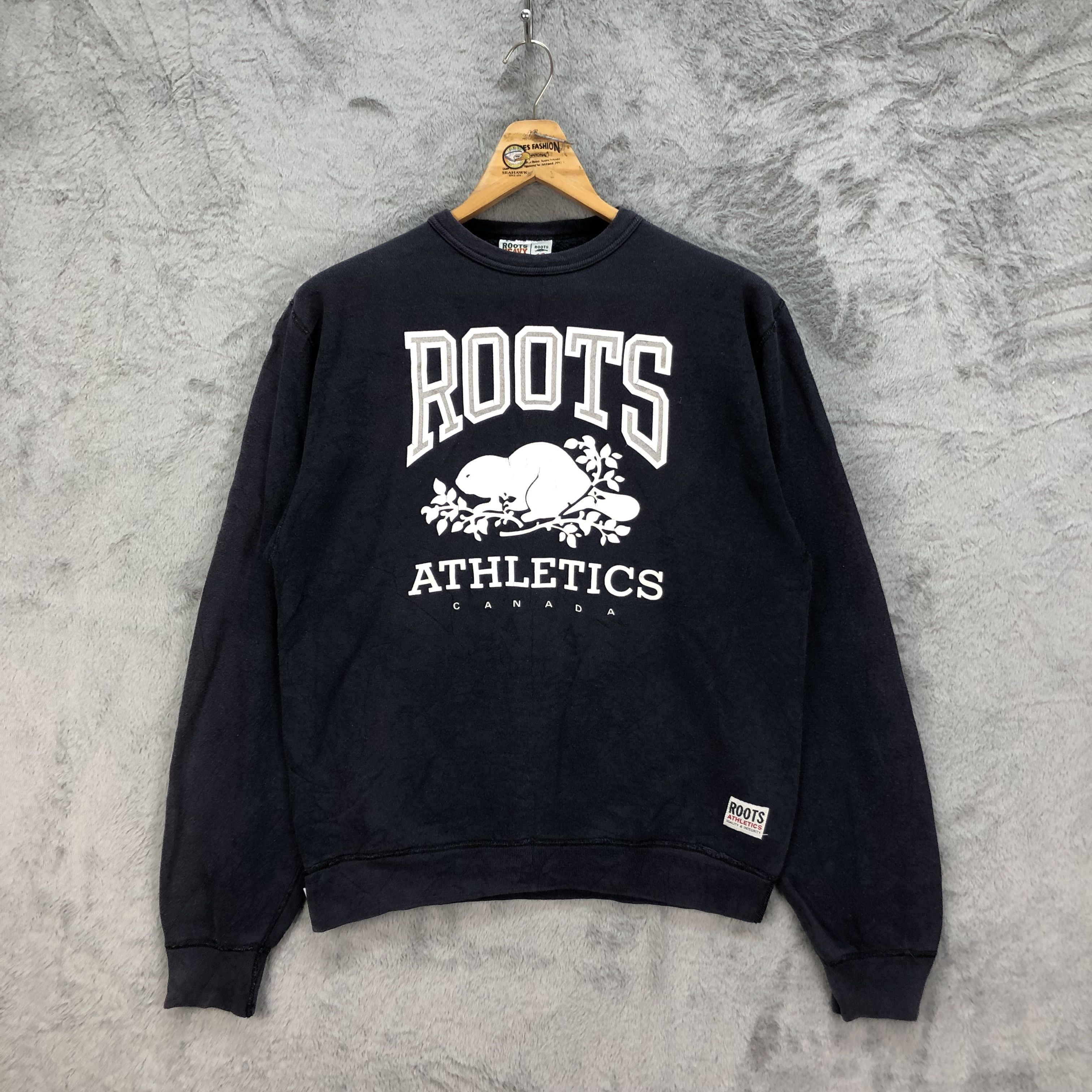 Roots ROOTS ATHLETICS CANADA Heavy Cotton Sweatshirts #4997-35 Size US S / EU 44-46 / 1 - 1 Thumbnail