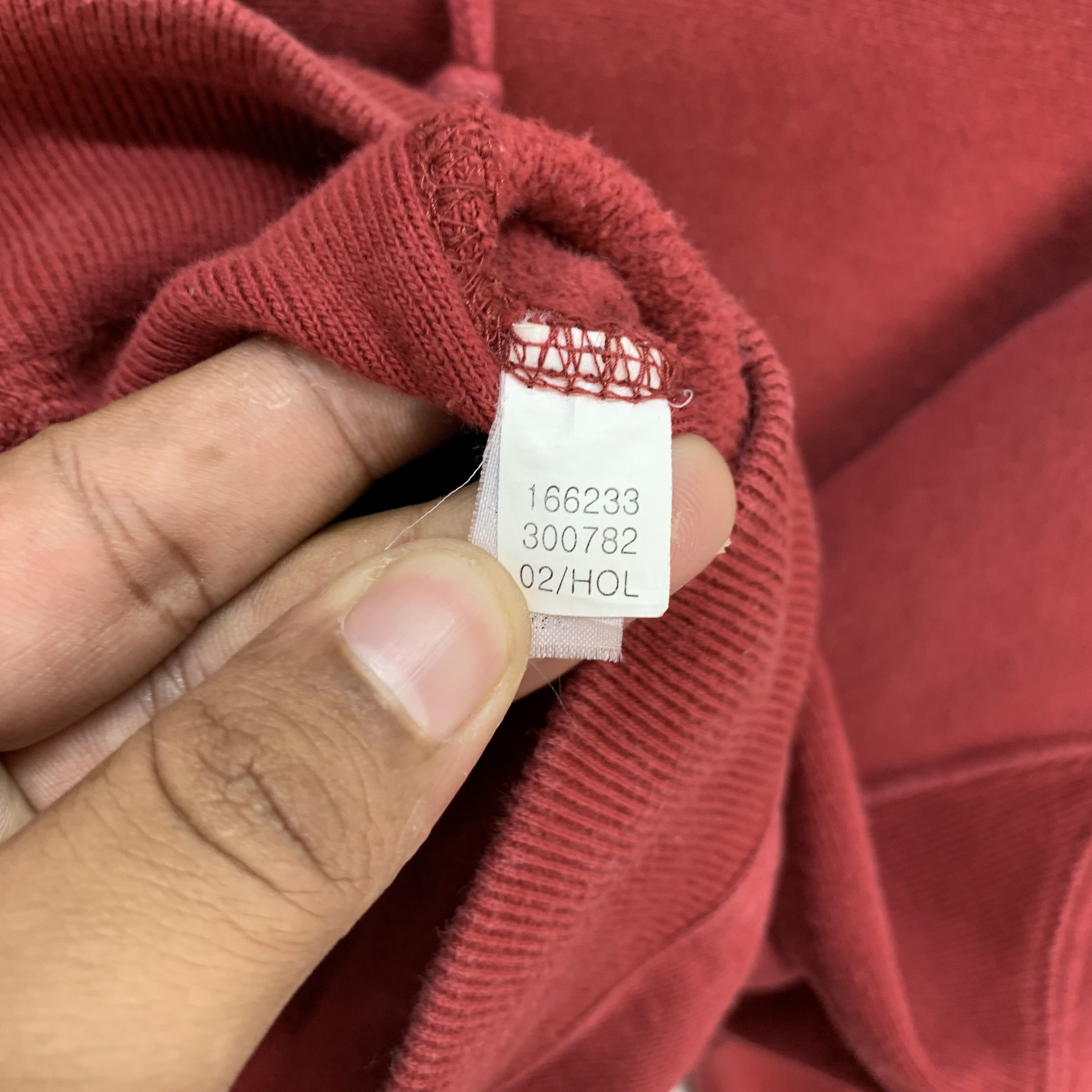 Gap Vintage Gap Plain Oversized Pullover Red Hoodies #3766-131 Size US XS / EU 42 / 0 - 8 Thumbnail