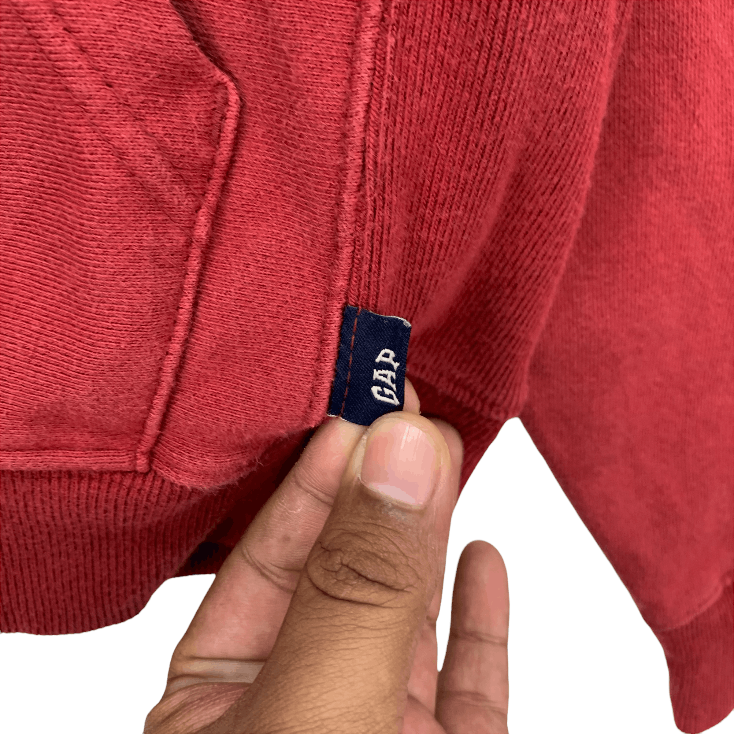 Gap Vintage Gap Plain Oversized Pullover Red Hoodies #3766-131 Size US XS / EU 42 / 0 - 4 Thumbnail