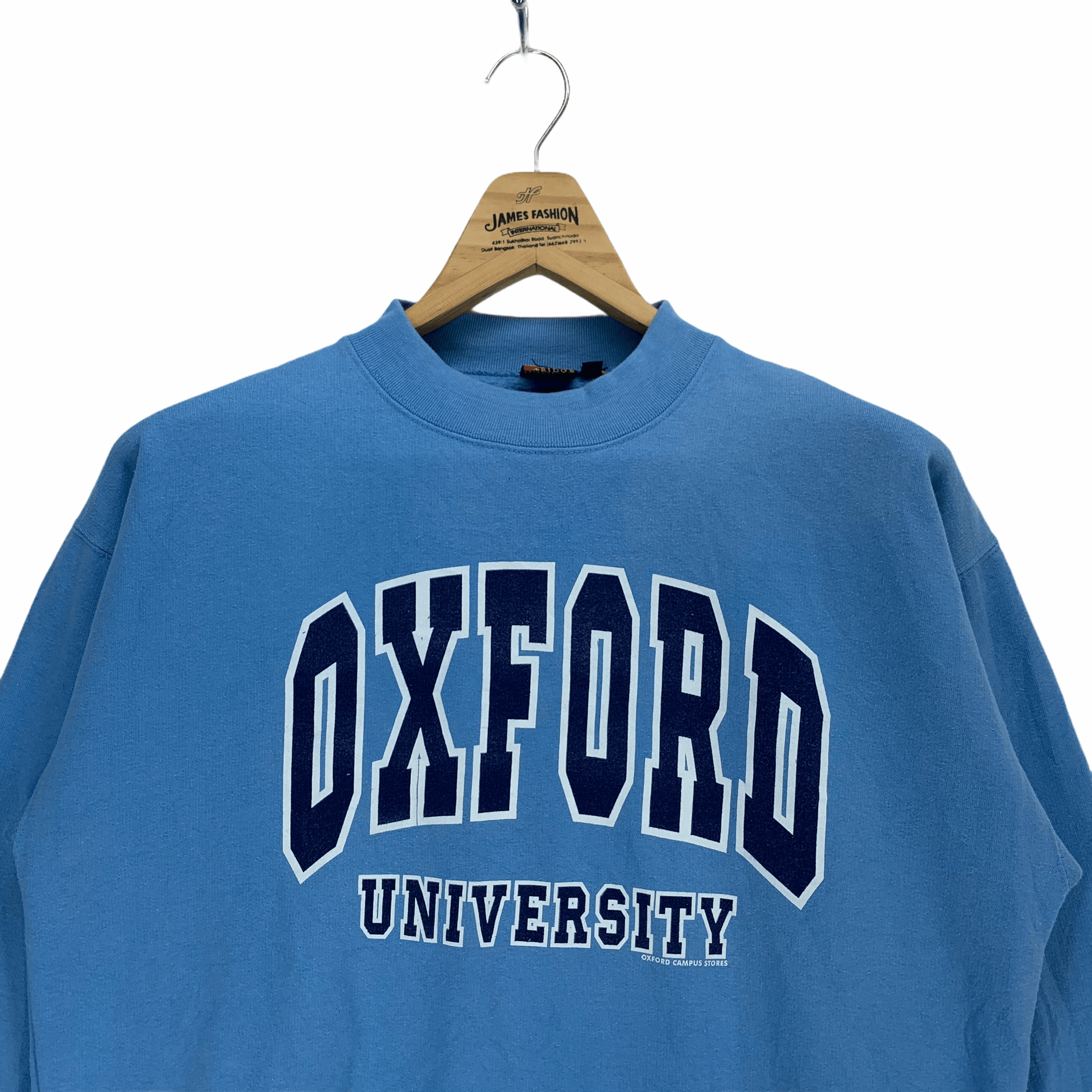 Vintage OXFORD UNIVERSITY Big Logo Crew Neck Sweatshirt #2913-59 Size US S / EU 44-46 / 1 - 2 Thumbnail