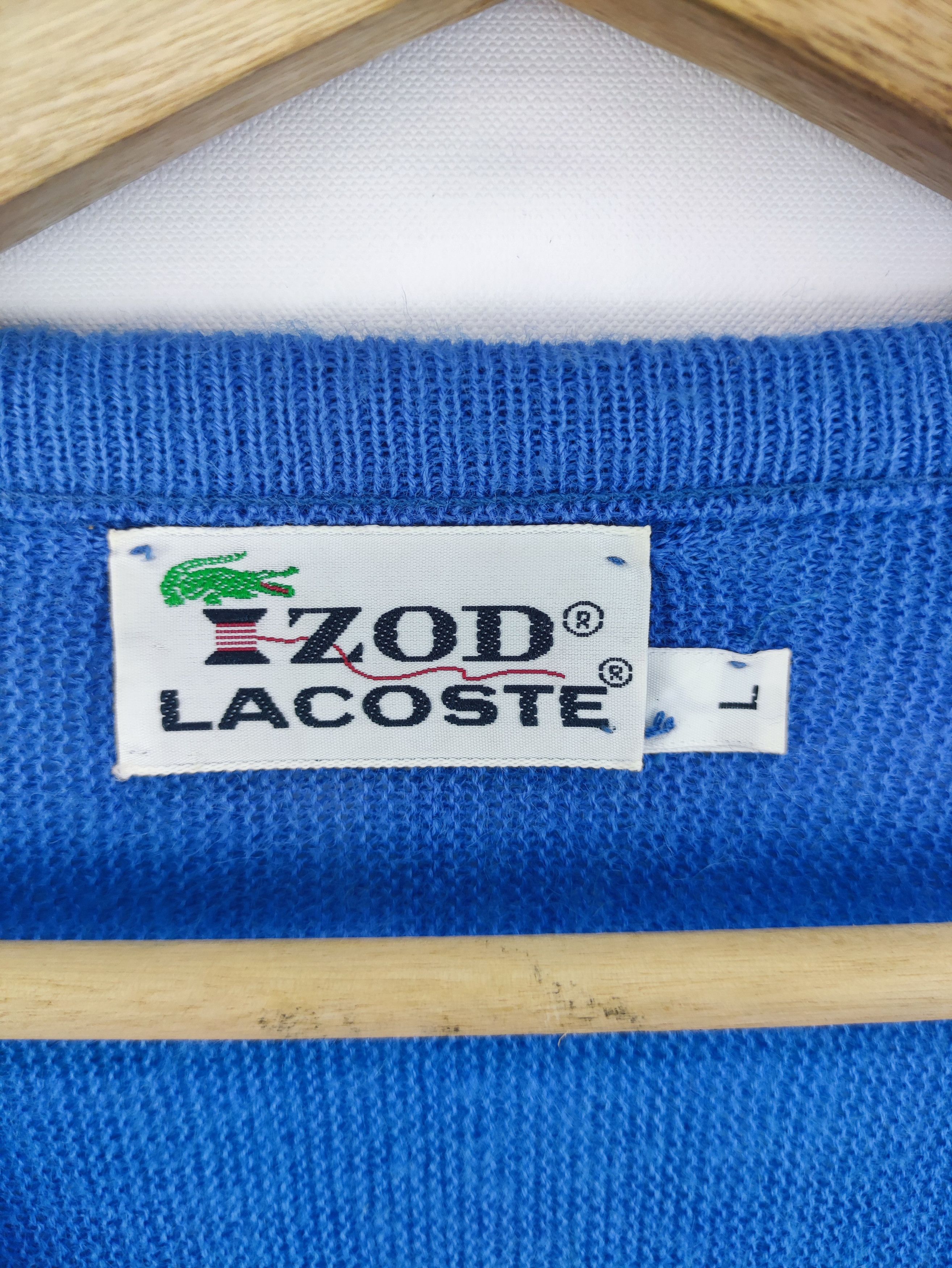 Lacoste Vintage Lacoste Artificial Wool Knit Sweater Size US M / EU 48-50 / 2 - 7 Thumbnail
