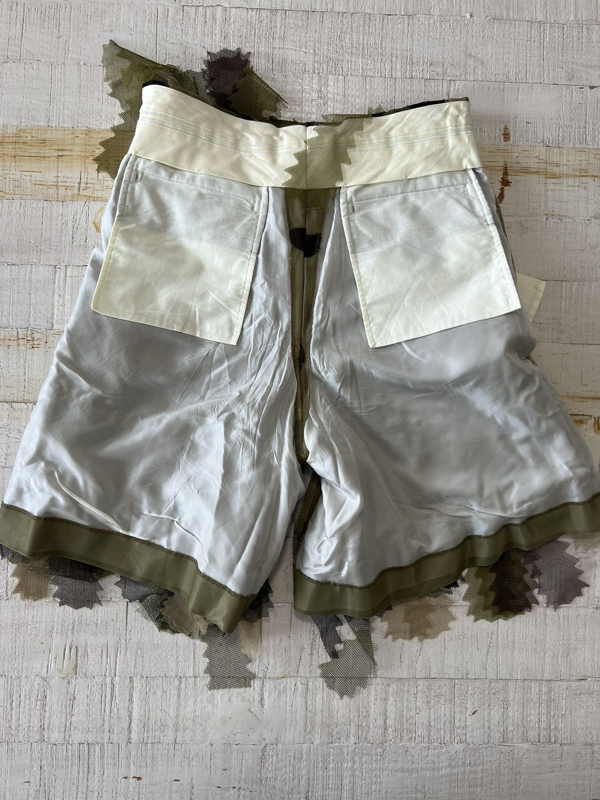 Comme des Garcons Comme Des Garçon 2018 Ghillie Shorts Size US 30 / EU 46 - 7 Thumbnail