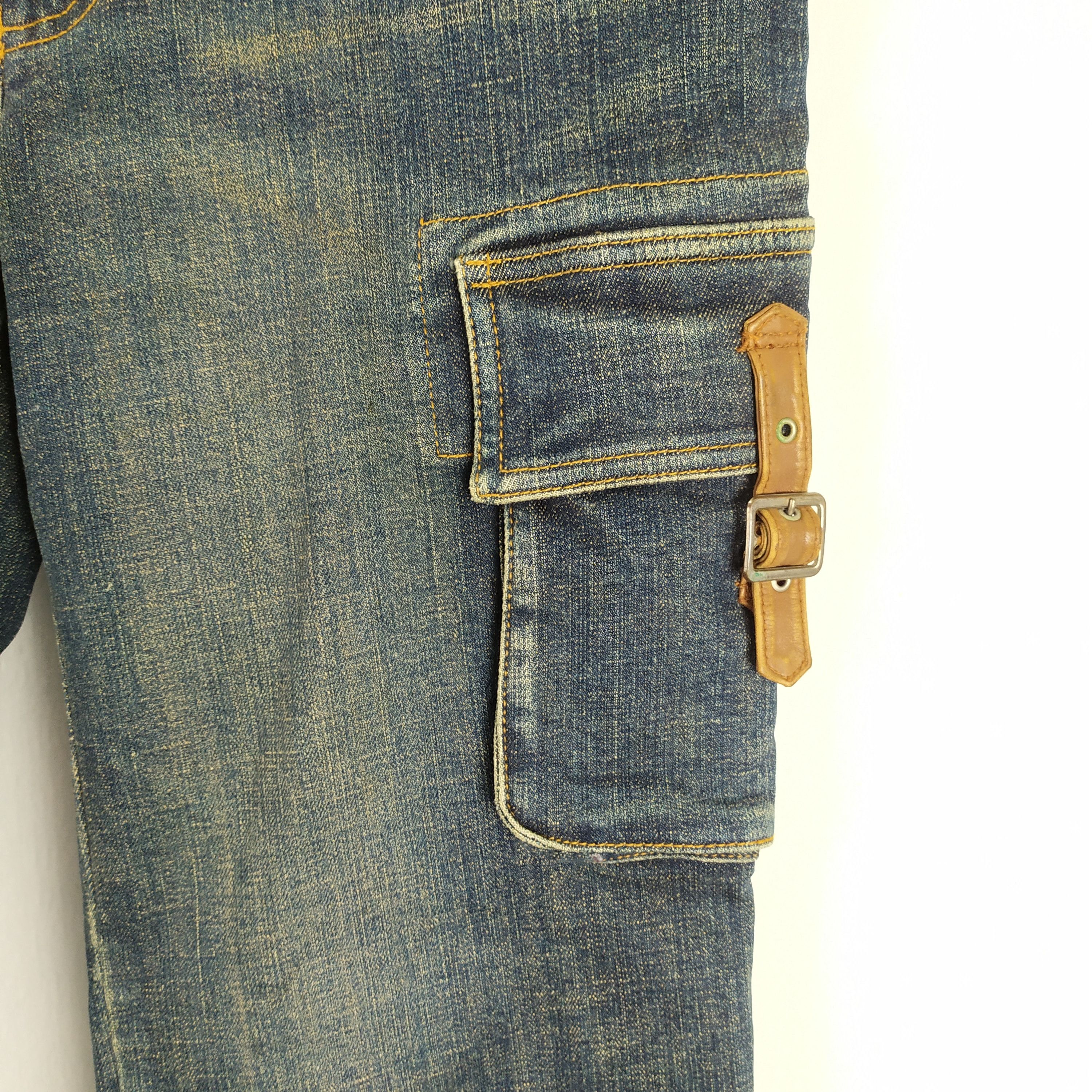 Japanese Brand × Jean Appena Due Jean Flare style Cargo Pants Multipocket Size US 28 / EU 44 - 5 Thumbnail