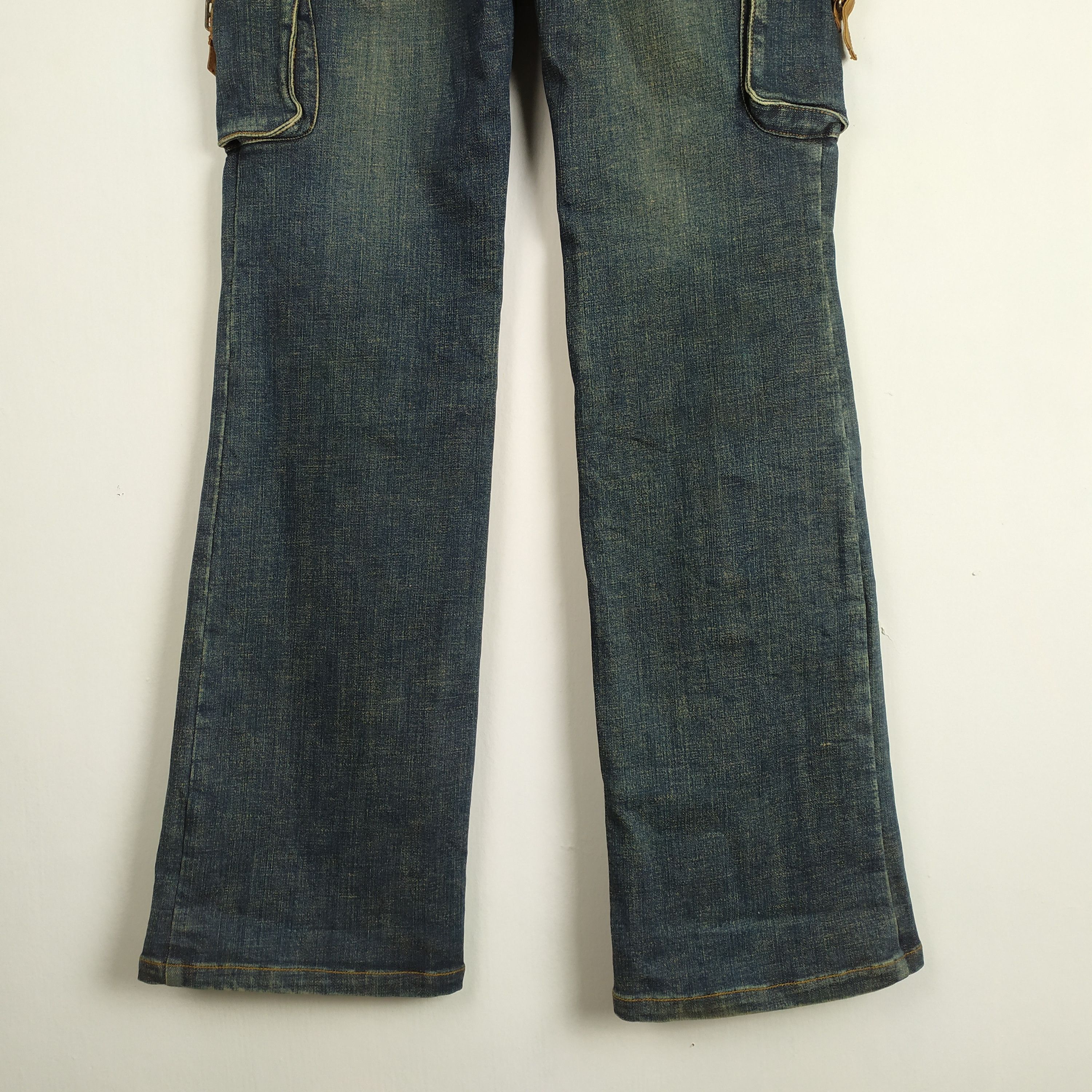 Japanese Brand × Jean Appena Due Jean Flare style Cargo Pants Multipocket Size US 28 / EU 44 - 10 Thumbnail