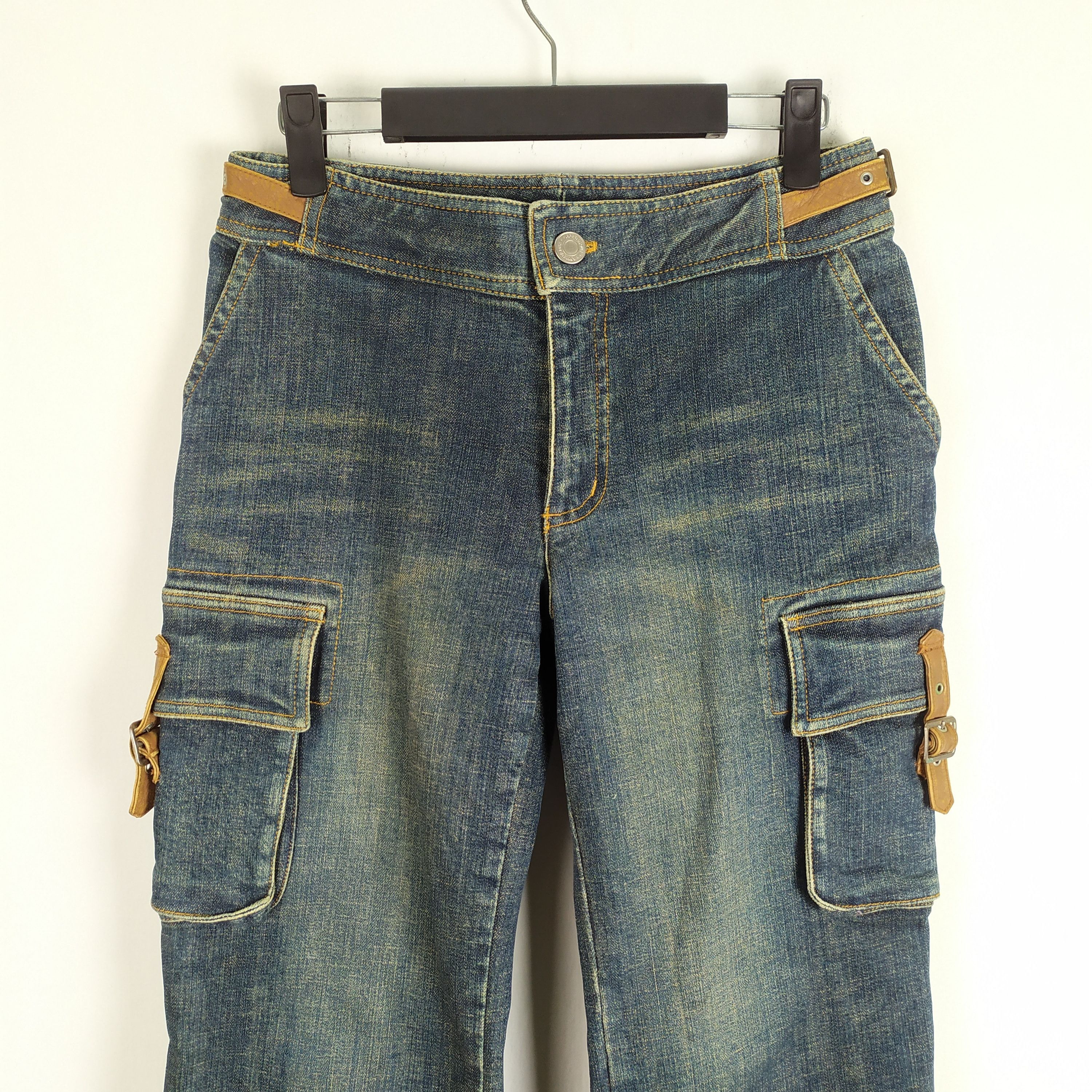 Japanese Brand × Jean Appena Due Jean Flare style Cargo Pants Multipocket Size US 28 / EU 44 - 7 Thumbnail