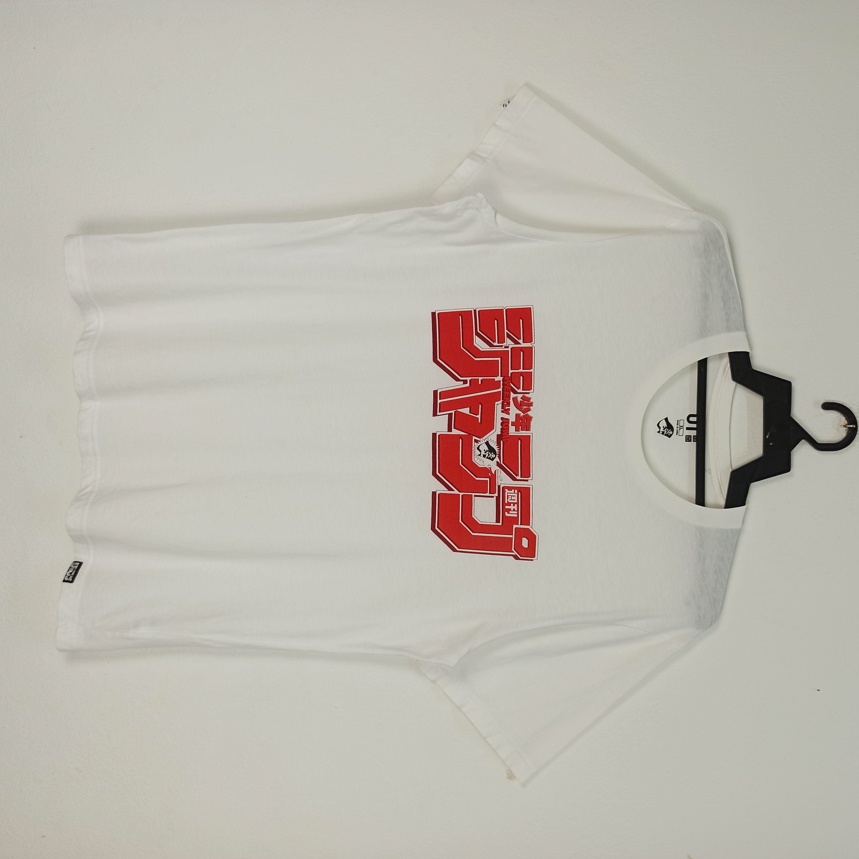 image of Celebrate Shonen Jump's 50Th Anniversary By Uniqlo Tshirt in White, Men's (Size XL)