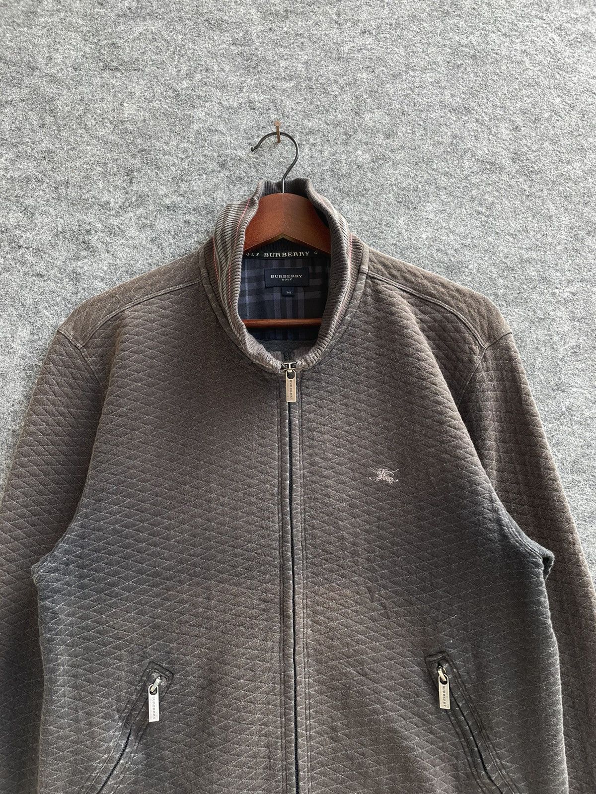 Burberry BURBERRY GOLF ZIPPER JACKET Size US M / EU 48-50 / 2 - 2 Thumbnail