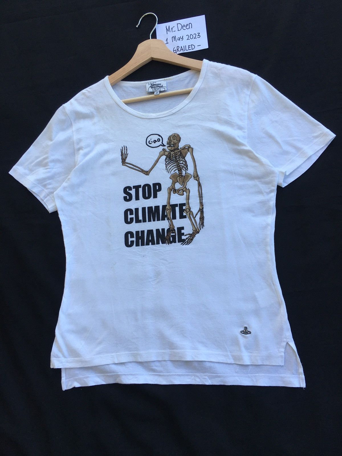 Vivienne Westwood Rare Vintage VivienneWestwood “Stop Climate Change” 2012 Tee Size US M / EU 48-50 / 2 - 3 Thumbnail