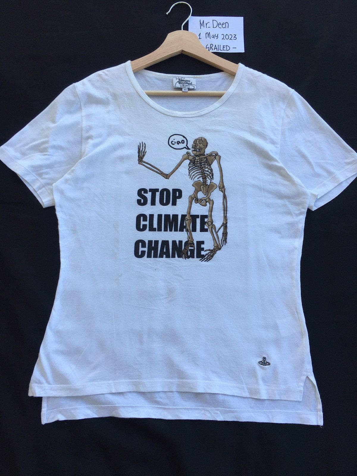 Vivienne Westwood Rare Vintage VivienneWestwood “Stop Climate Change” 2012 Tee Size US M / EU 48-50 / 2 - 4 Thumbnail