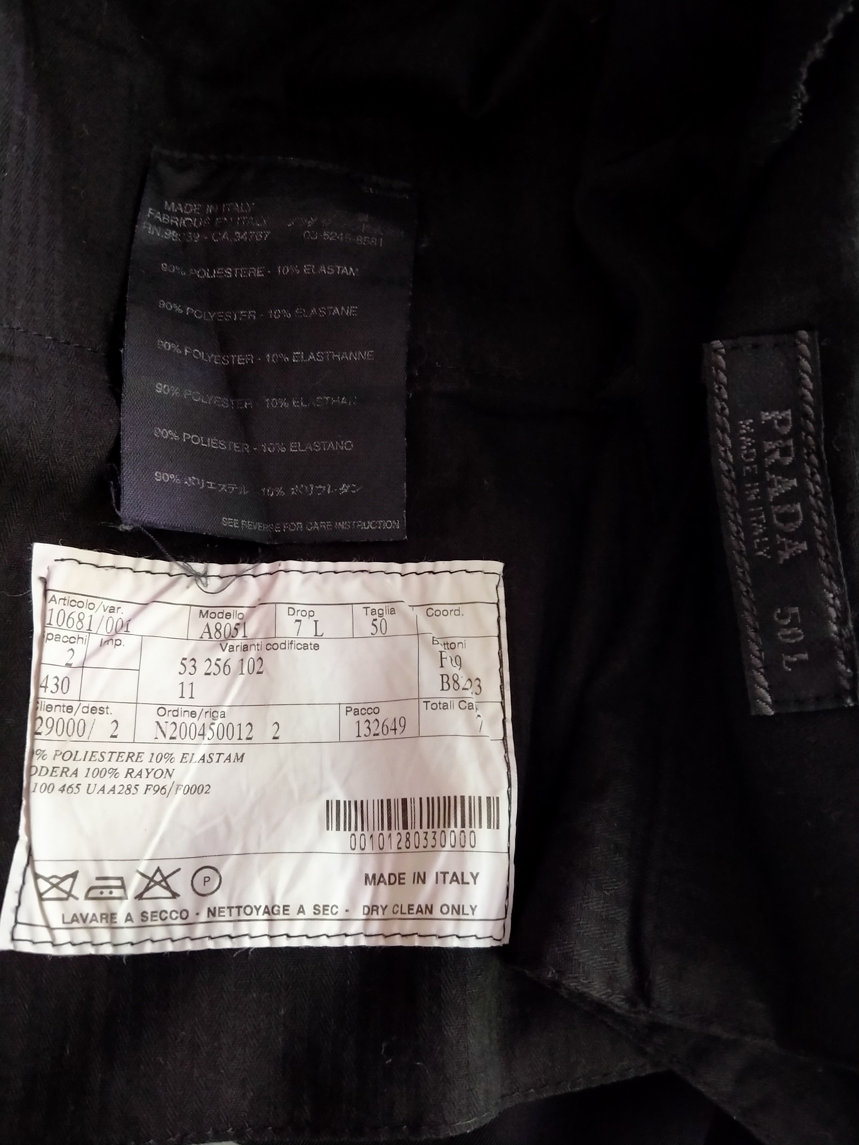 Prada Vintage Prada Trouser Pant Made In Italy Size US 32 / EU 48 - 6 Thumbnail