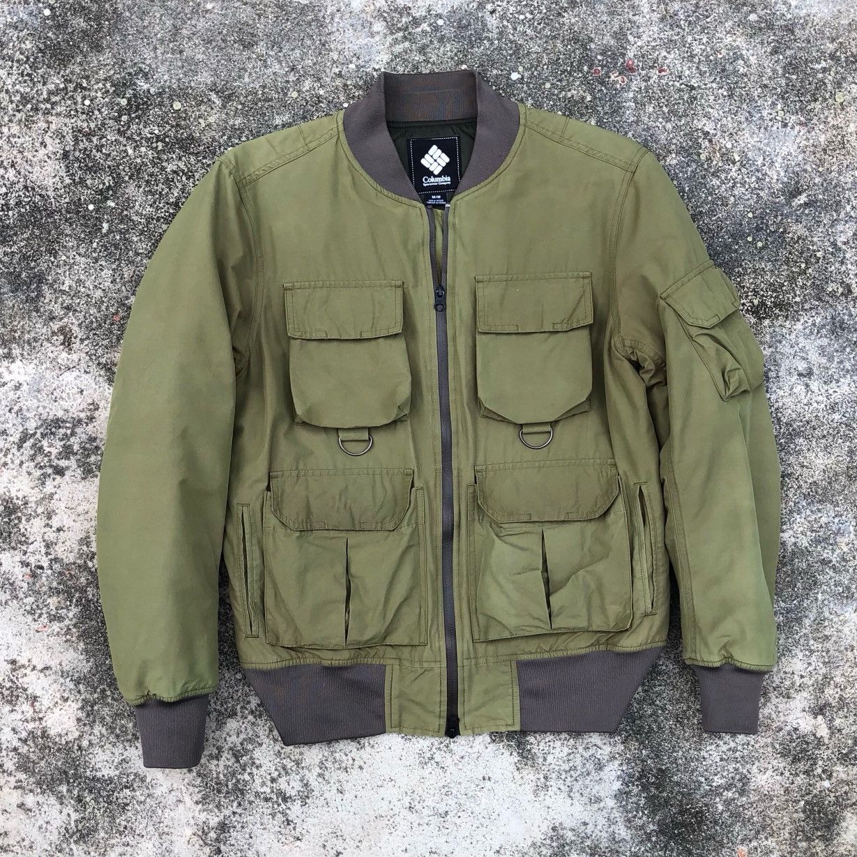 Columbia Colombia Cargo Bomber Jacket Size US M / EU 48-50 / 2 - 2 Thumbnail