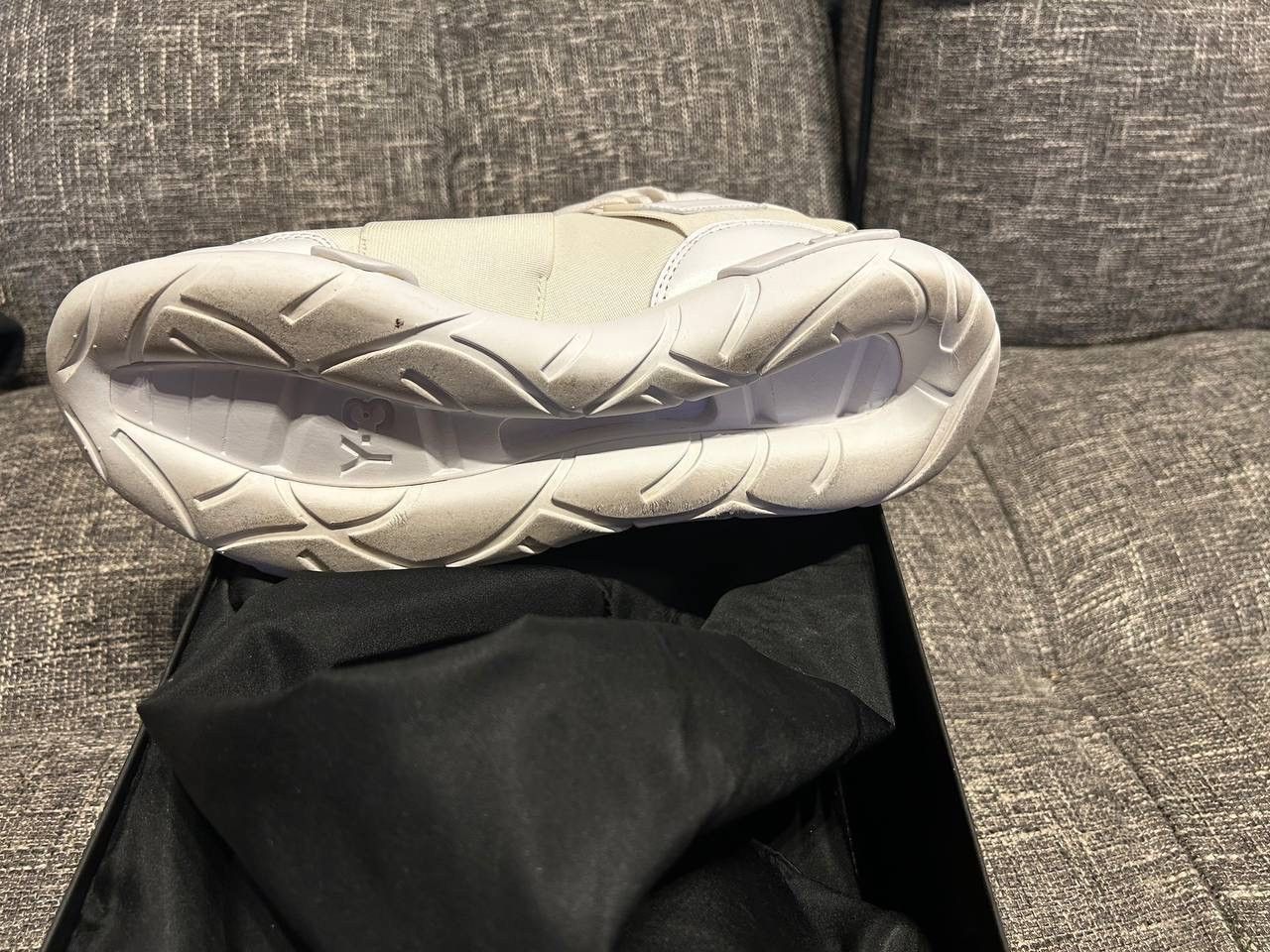 Yohji Yamamoto Y-3 Qasa High - Ftwr White / Vintage White Size US 10 / EU 43 - 6 Thumbnail