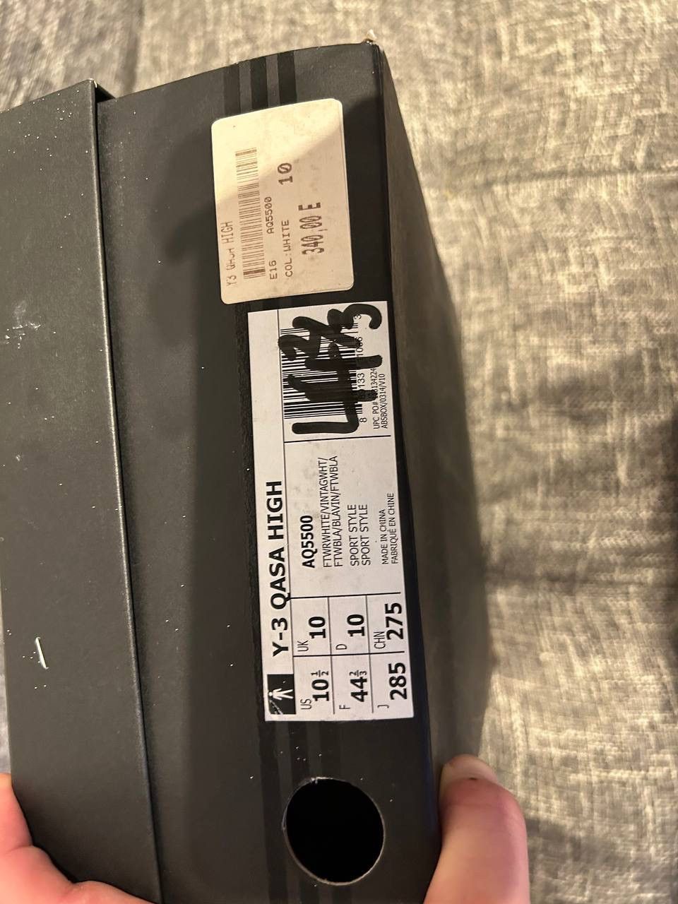 Yohji Yamamoto Y-3 Qasa High - Ftwr White / Vintage White Size US 10 / EU 43 - 10 Thumbnail