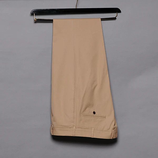 image of Brunello Cucinelli Trousers In Khaki, Men's (Size 32)