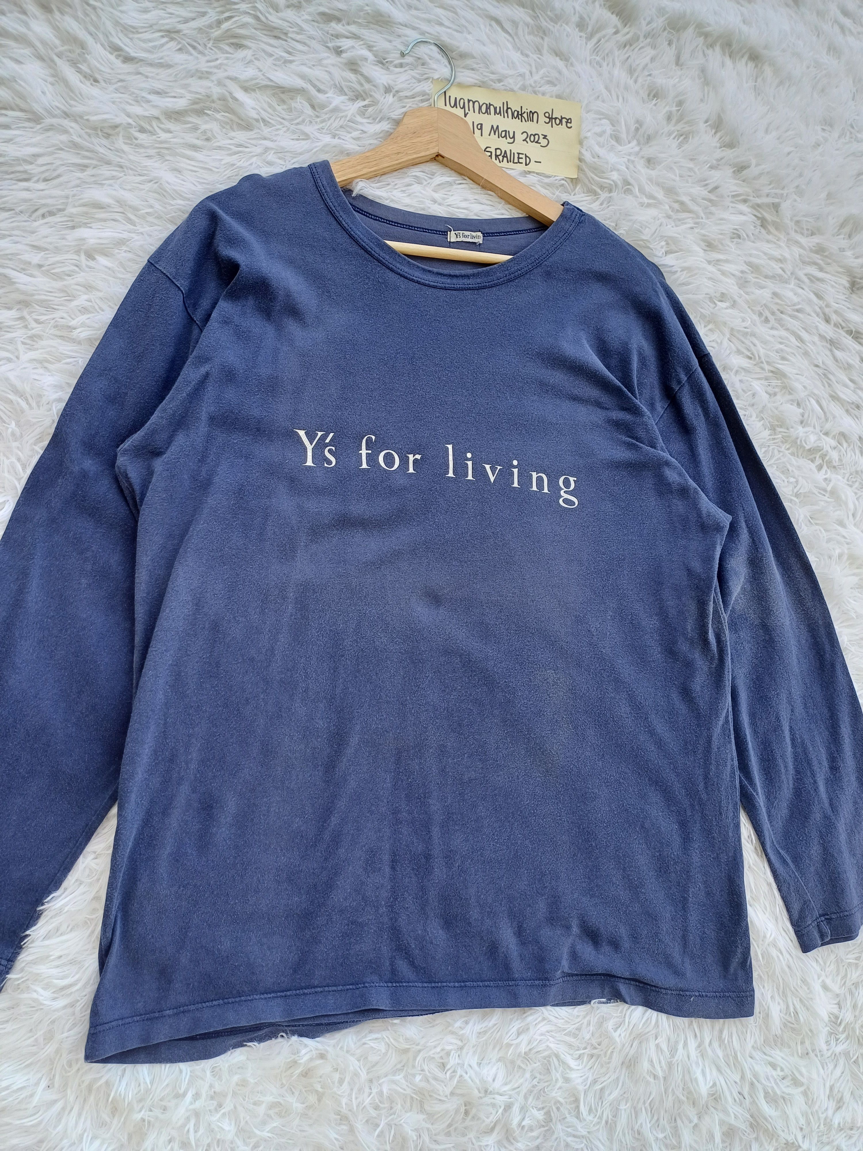 Yohji Yamamoto Rare Vintage Y’s For Living Yohji Yamamoto Longsleeve Shirt Size US M / EU 48-50 / 2 - 4 Thumbnail