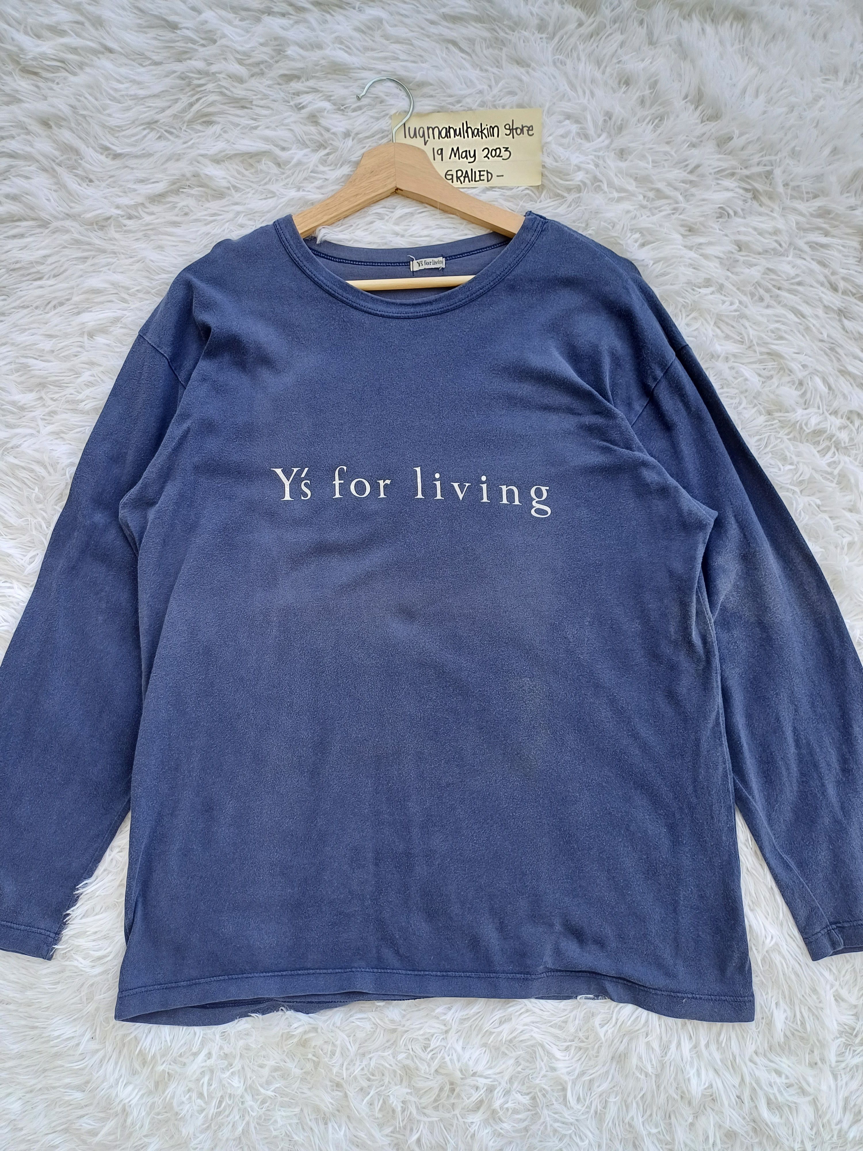 Yohji Yamamoto Rare Vintage Y’s For Living Yohji Yamamoto Longsleeve Shirt Size US M / EU 48-50 / 2 - 5 Thumbnail