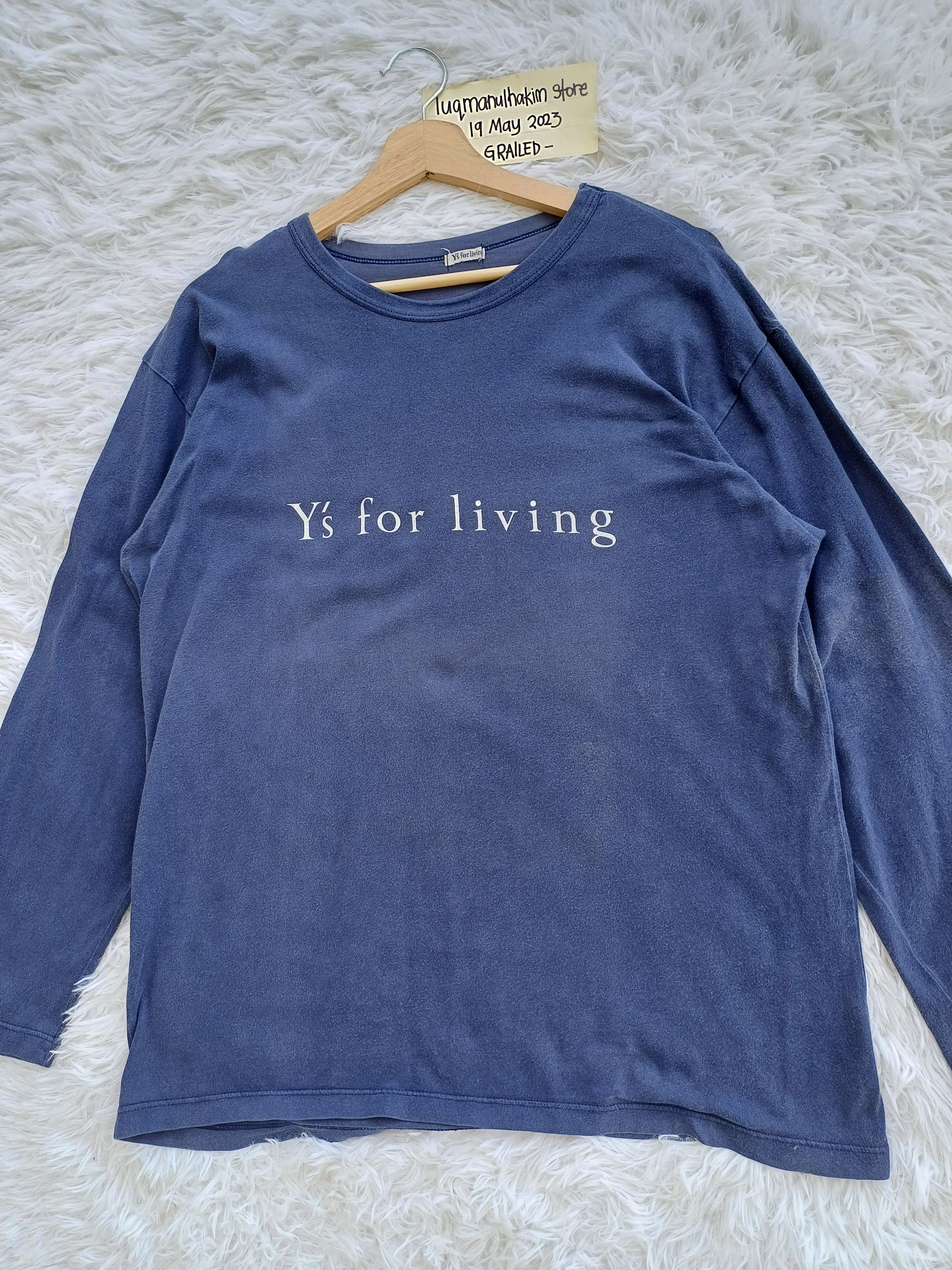 Yohji Yamamoto Rare Vintage Y’s For Living Yohji Yamamoto Longsleeve Shirt Size US M / EU 48-50 / 2 - 3 Thumbnail