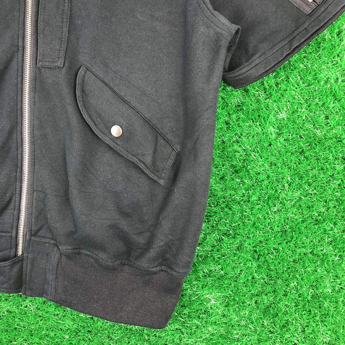 Japanese Brand Bomber Jacket Short Sleeve Military Fashion by Houston INC Size US M / EU 48-50 / 2 - 3 Thumbnail