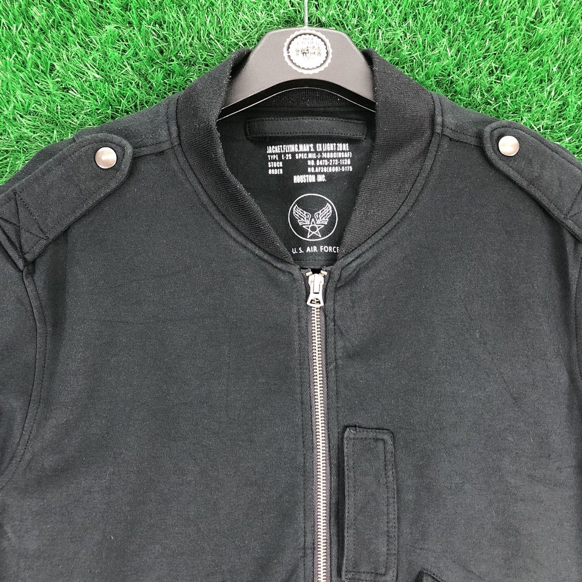 Japanese Brand Bomber Jacket Short Sleeve Military Fashion by Houston INC Size US M / EU 48-50 / 2 - 7 Thumbnail