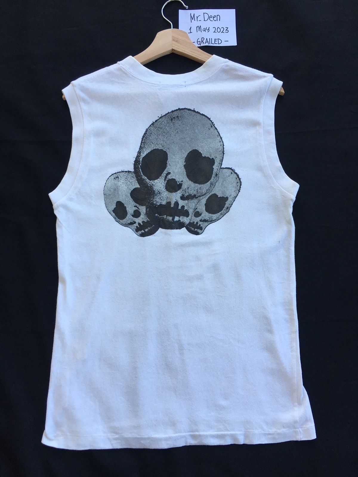 CABANE de ZUCCa Rare Cabane De Zucca Skulls Singlet Top Size US S / EU 44-46 / 1 - 14 Thumbnail