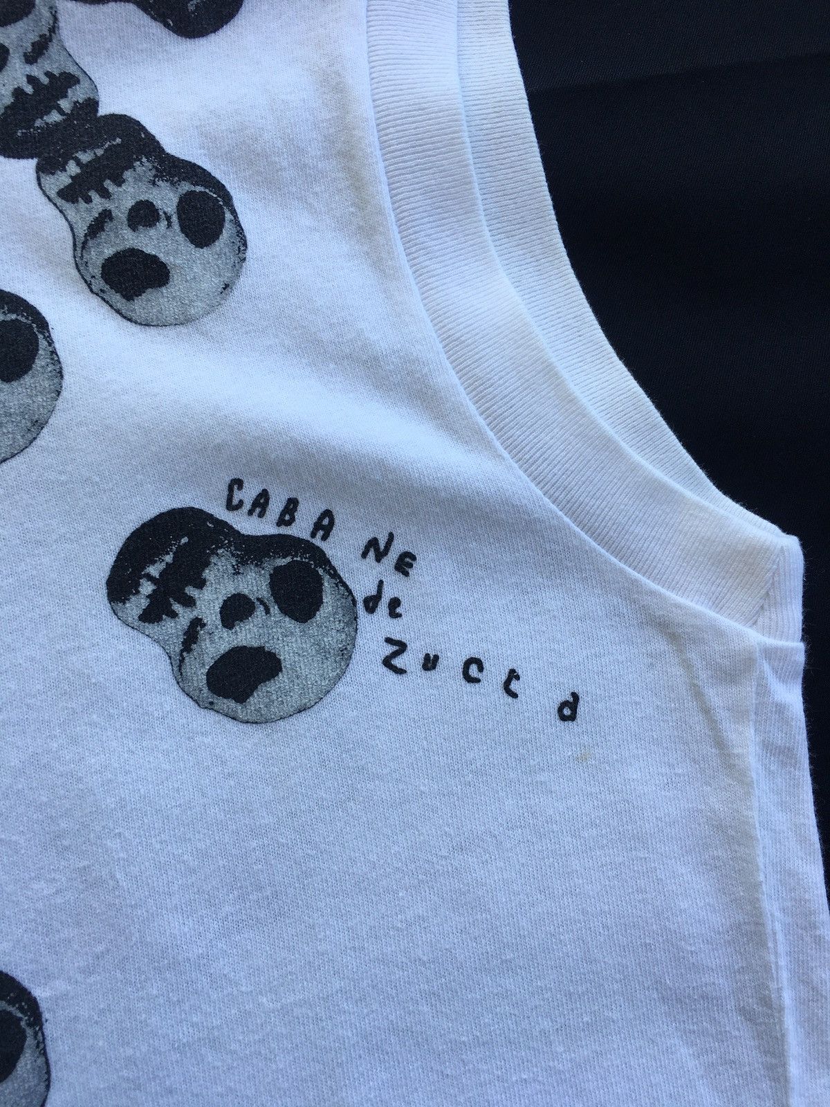 CABANE de ZUCCa Rare Cabane De Zucca Skulls Singlet Top Size US S / EU 44-46 / 1 - 10 Thumbnail