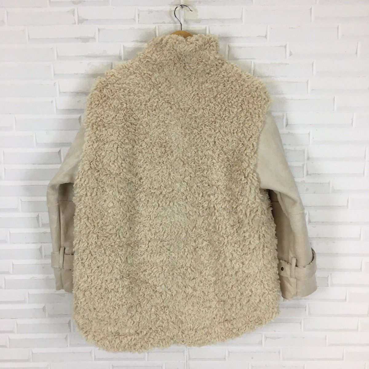 Japanese Brand ALEXIA STAM Deep Pile Fleece Sherpa Suede Jacket Size US M / EU 48-50 / 2 - 8 Thumbnail