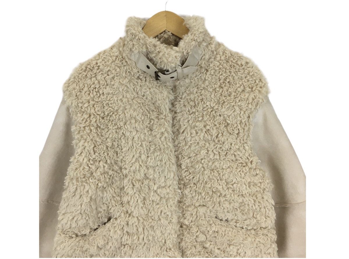 Japanese Brand ALEXIA STAM Deep Pile Fleece Sherpa Suede Jacket Size US M / EU 48-50 / 2 - 1 Thumbnail