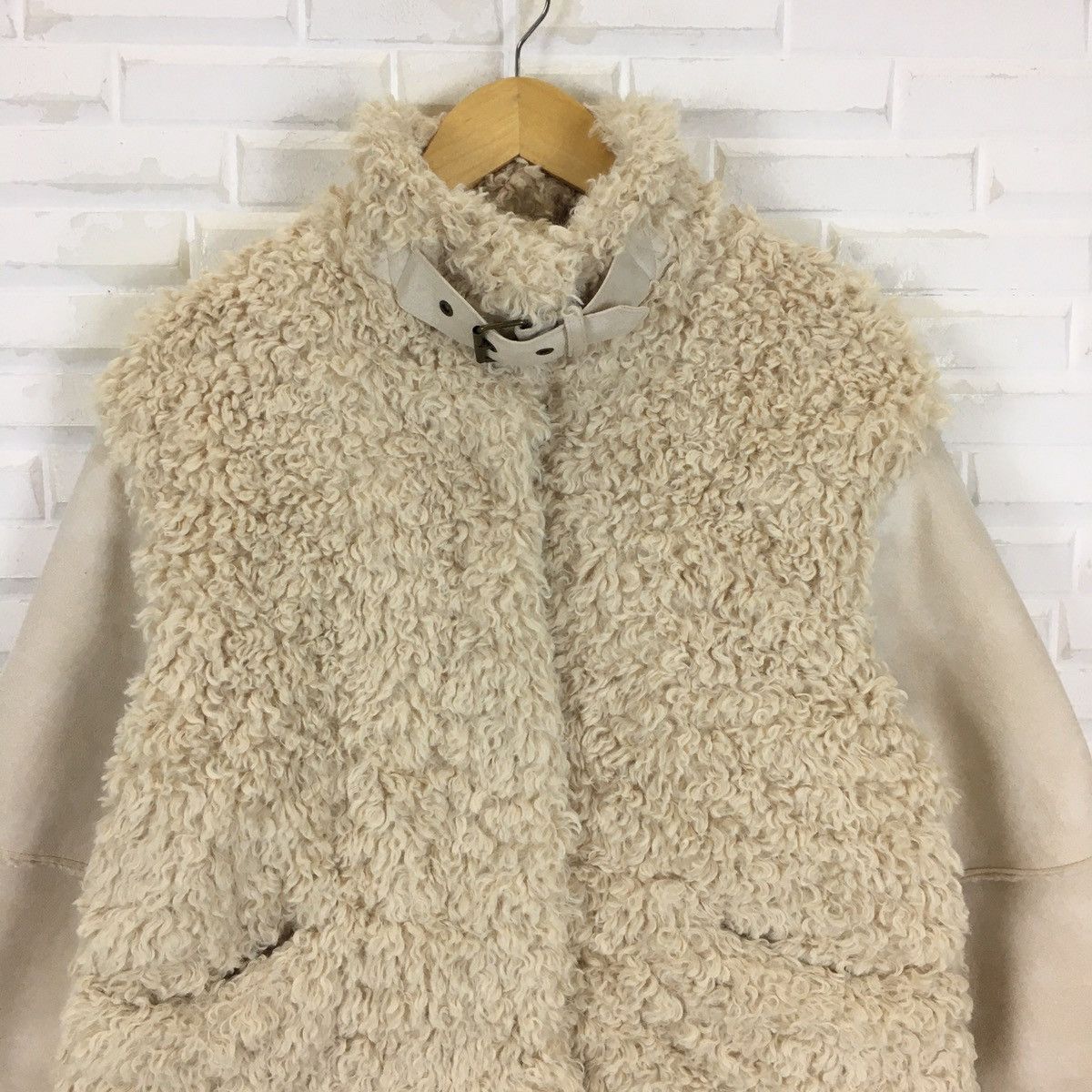 Japanese Brand ALEXIA STAM Deep Pile Fleece Sherpa Suede Jacket Size US M / EU 48-50 / 2 - 7 Thumbnail