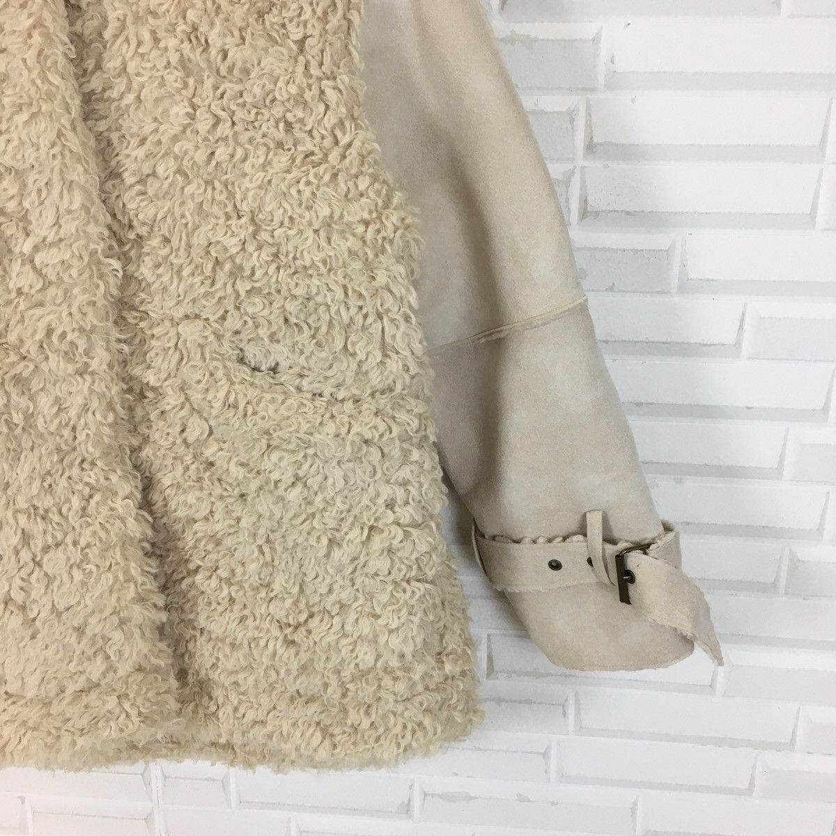 Japanese Brand ALEXIA STAM Deep Pile Fleece Sherpa Suede Jacket Size US M / EU 48-50 / 2 - 5 Thumbnail