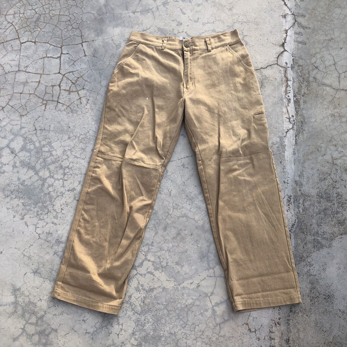 image of Octopus Army Side Pocket Design Casual Pants in Brown, Men's (Size 33)