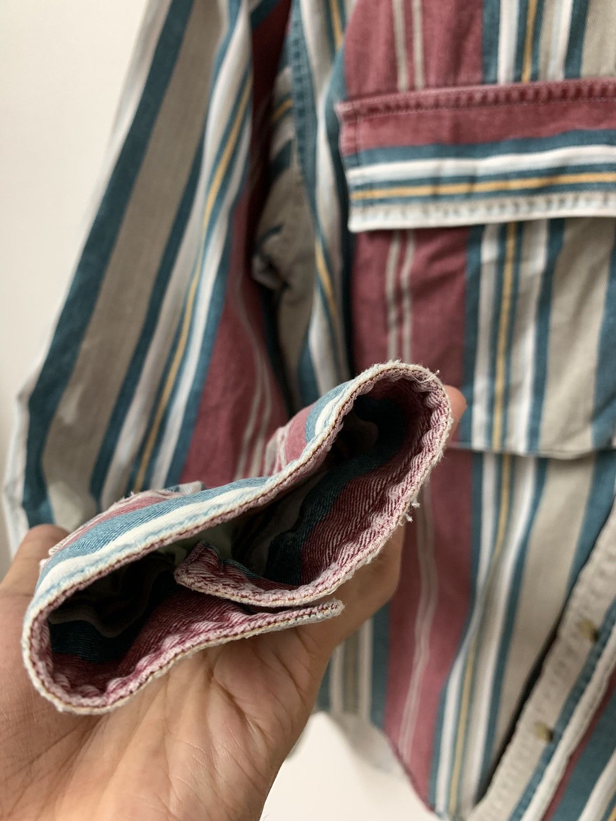 Ruff Ryders × Vintage Ruff striped button up shirt Size US L / EU 52-54 / 3 - 11 Thumbnail