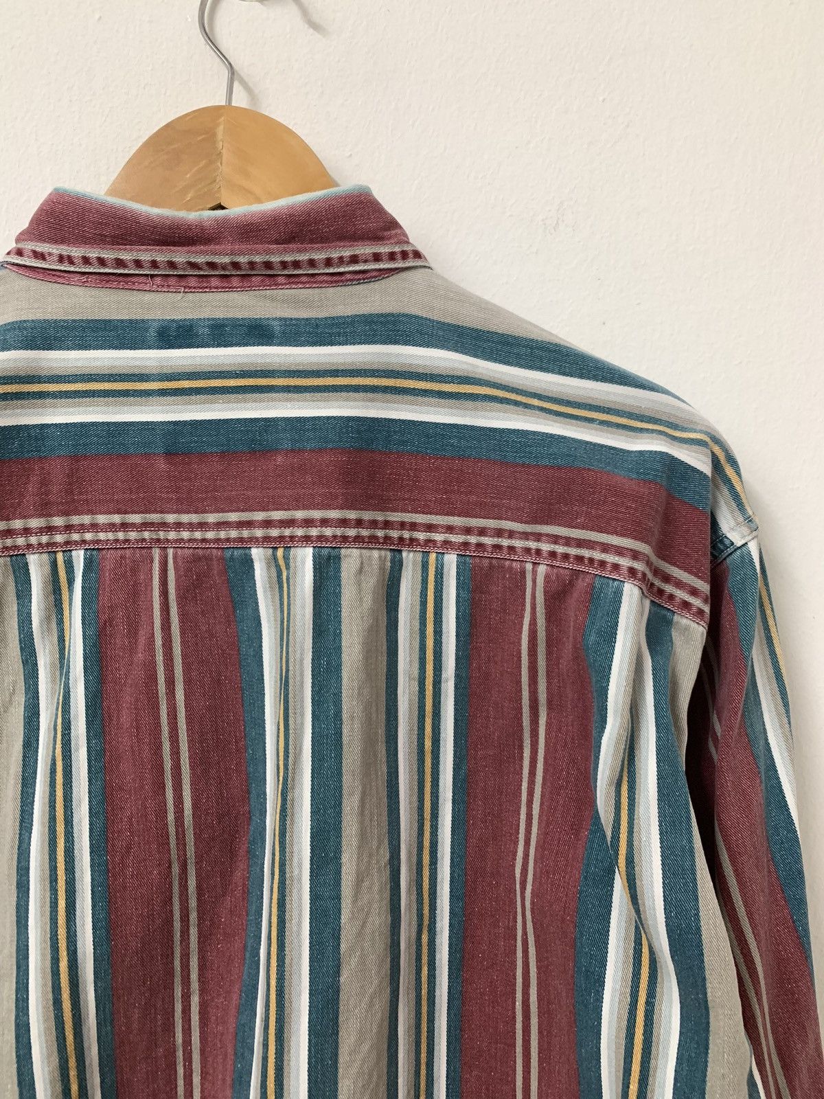 Ruff Ryders × Vintage Ruff striped button up shirt Size US L / EU 52-54 / 3 - 14 Thumbnail