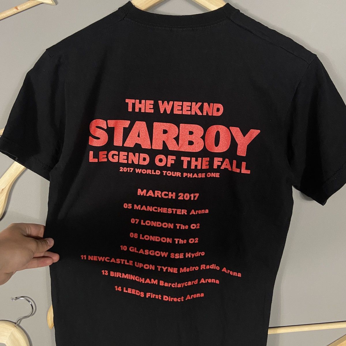 Band Tees × Rap Tees × The Weeknd The Weekend XO Starboy Rap Tour T-shirt Size US S / EU 44-46 / 1 - 6 Thumbnail