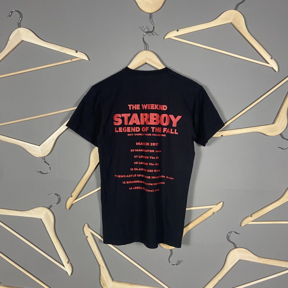 Band Tees × Rap Tees × The Weeknd The Weekend XO Starboy Rap Tour T-shirt Size US S / EU 44-46 / 1 - 2 Thumbnail