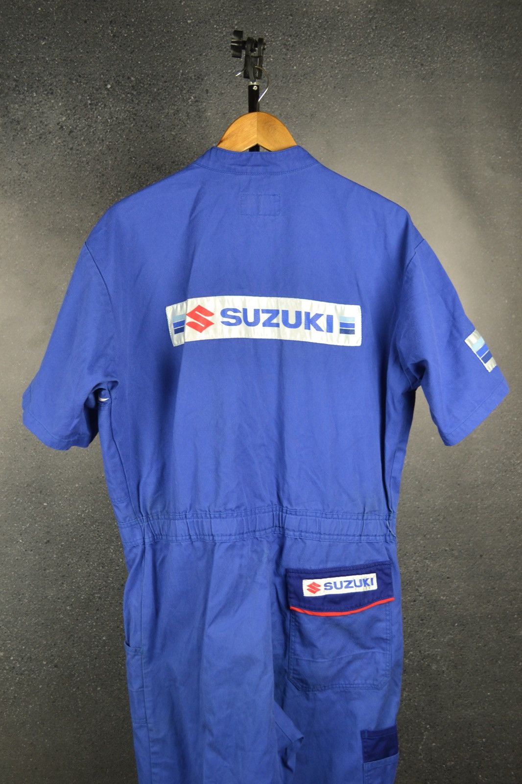 Mens Vintage Suzuki Racing Overalls Jacket Retro Size Medium