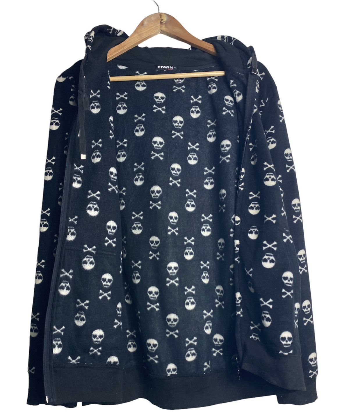 Edwin × Japanese Brand Edwin skull full print hoodies Size US S / EU 44-46 / 1 - 3 Thumbnail