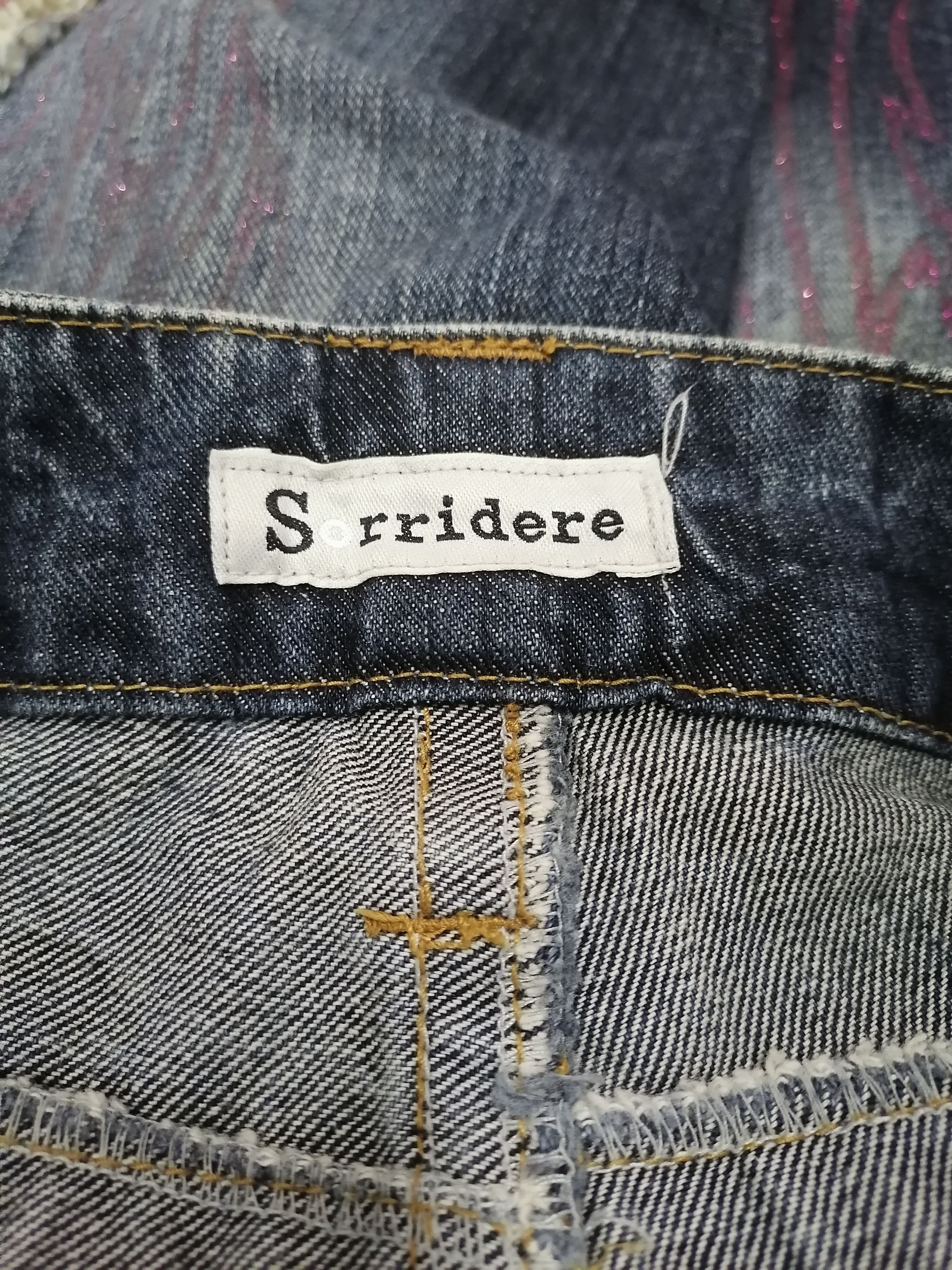 Japanese Brand Flare Sorridere Claw Mark Rip Distressed Denim Pants Size US 31 - 9 Thumbnail