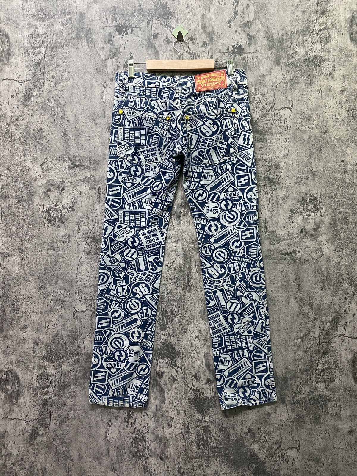 Japanese Brand SKY BOMBER STYLE FullPrinted Hysteric Style Pant Size US 29 - 2 Thumbnail