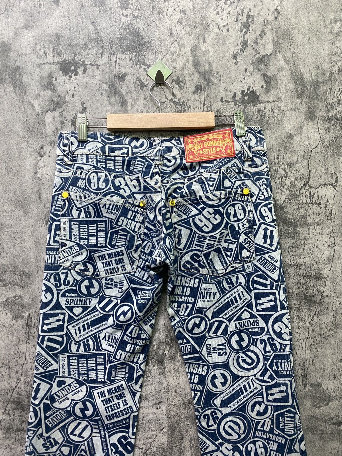 Japanese Brand SKY BOMBER STYLE FullPrinted Hysteric Style Pant Size US 29 - 12 Thumbnail
